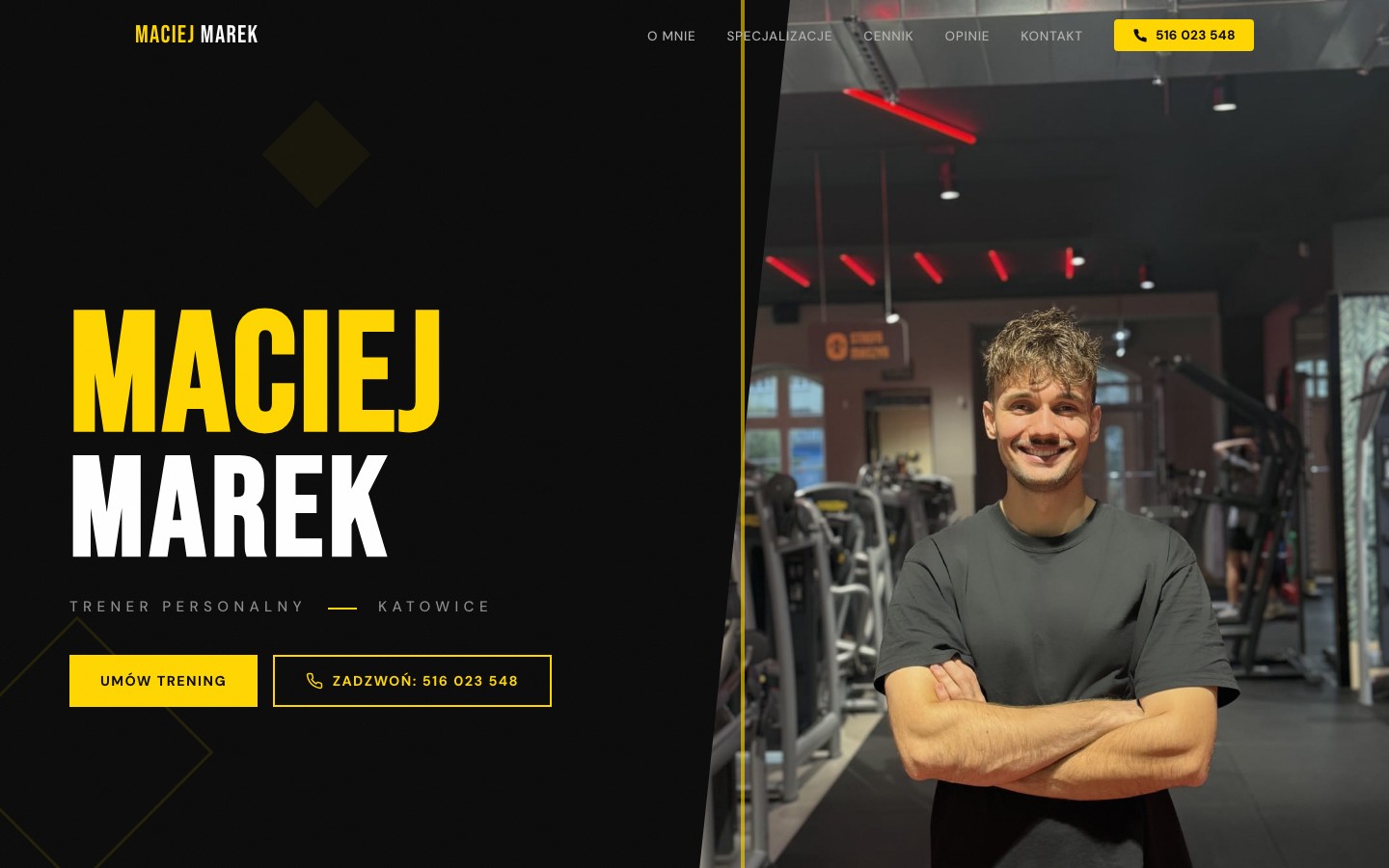 Maciej Marek — Trener Personalny Katowice